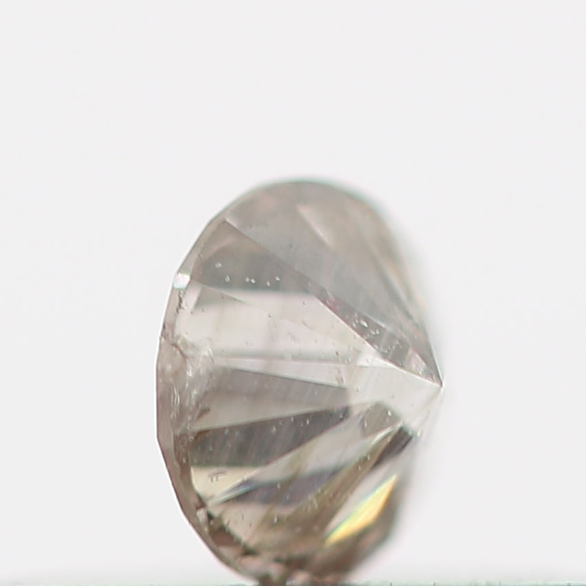 Natural Loose Round Salt And Pepper Diamond Fancy Brown Color 0.15 CT 3.30 x 2.10 MM Round Brilliant Cut Diamond ! Christmas Gift for Her