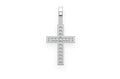 ANGLED CROSS PENDANT 14K
