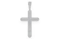 BUBBLY CROSS PENDANT 14K