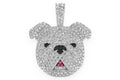 BULLDOG PENDANT 14K