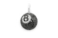 Billiards 8 Ball Pendant 14K