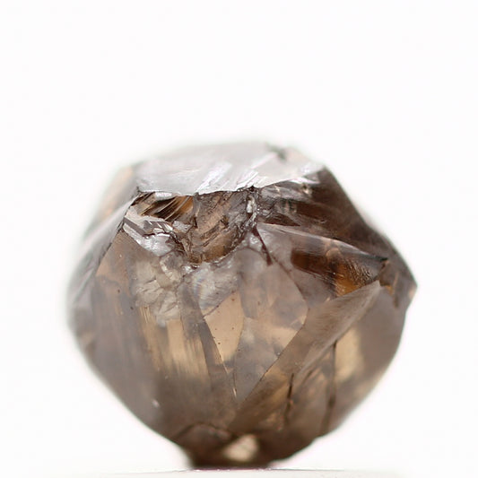 Natural Rough Diamond Fancy Brown Crystal Loose Diamond 1 Carat Design Engagement Ring