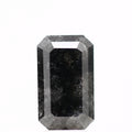 4.78 Carat Emerald Natural Black Salt and Pepper Diamond For Ring Design