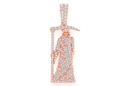 Grim Reaper Pendant 14K