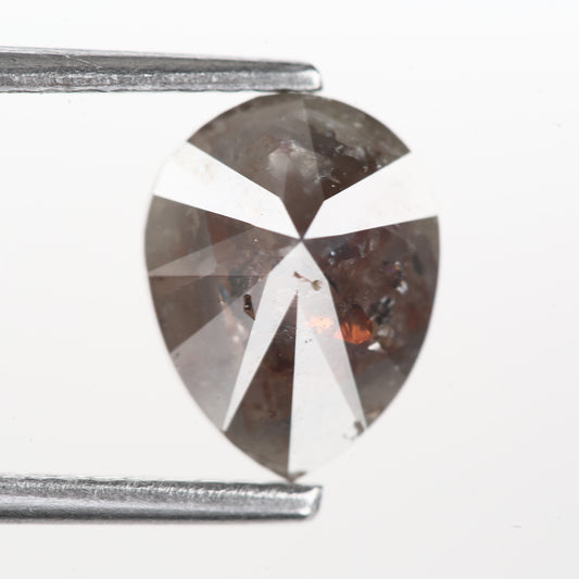 1.70 Ct. Pear Cut Fancy Red Rustic Color Natural Diamond 8.70 mm