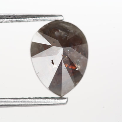 1.70 Ct. Pear Cut Fancy Red Rustic Color Natural Diamond 8.70 mm