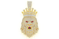 King Crown Lion Pendant 14K