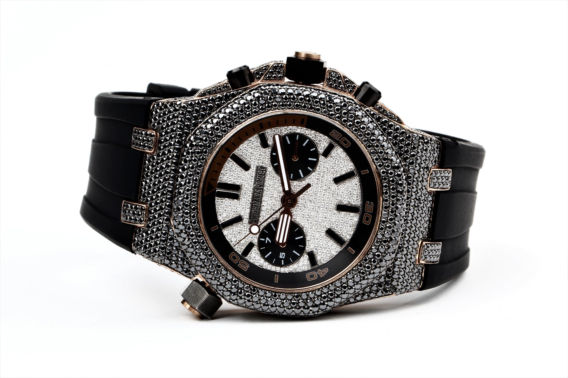 Luxury Watch in Real VVS Moissanite Diamond Watch, Handmade Stainless Steel Watch For Men/Women, Hip Hop Watch, Iced Out Watch Gift for Him