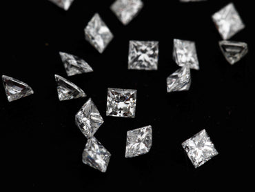 Princess Shape, White Natural Loose Diamond, SI2 Clarity, E/F Color 2.35 Carat