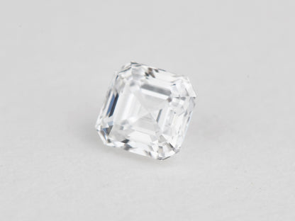 White Diamond, Asscher Shape, VS1 Clarity, F Color
