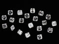 White Diamond, Asscher Shape, VVS1 Clarity, F Color, 3.20 Carat