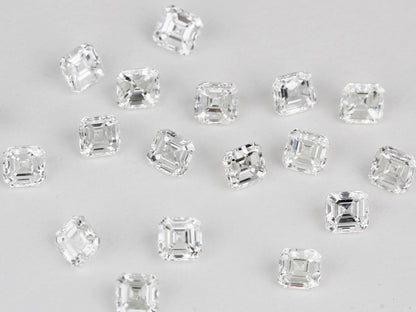 Buy VVS diamonds online at wholesale price star melee White Asscher Shape USA Canada