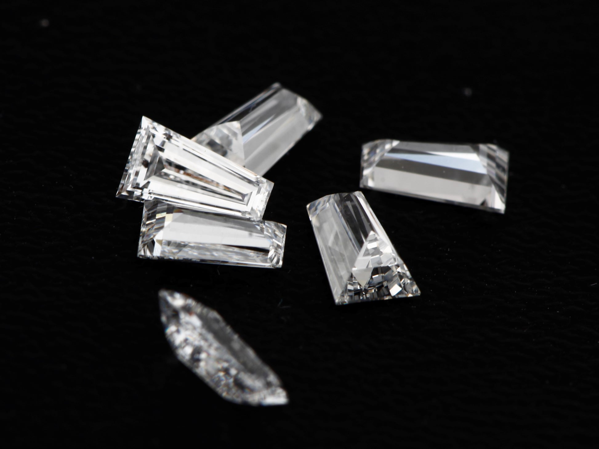 Natural Loose Tapered Baguette VVS2 VVS1 VS SI1 SI2 SI3 I1 I2 I3 White Loose Diamond Vs Clarity 