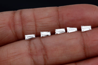 Natural Loose Tapered Baguette VVS2 VVS1 VS SI1 SI2 SI3 I1 I2 I3 White Loose Diamond Vs Clarity 