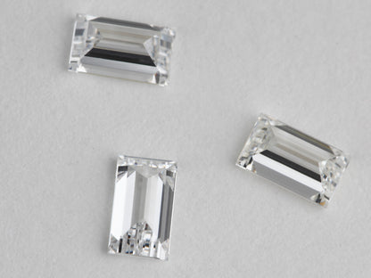 Baguette Diamonds Excellent Cut VVS2 Clarity E/F Color