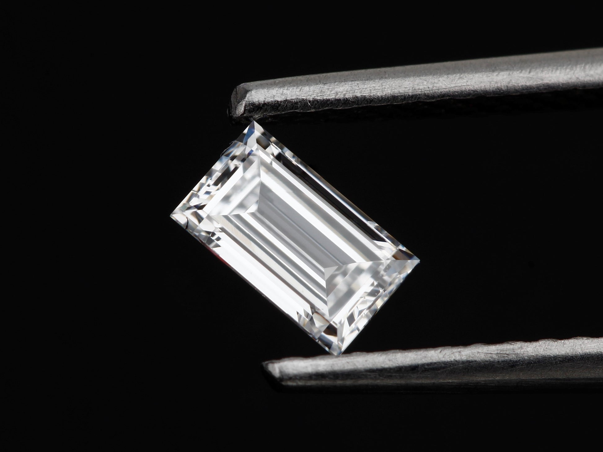 Baguette Diamonds Excellent Cut VVS2 Clarity E/F Color