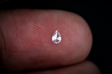 Natural Loose Pear Rose Cut White Loose Diamond Vs Clarity 