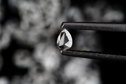 Natural Loose Pear Rose Cut White Loose Diamond Vs Clarity 