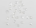 Pear Shape Rose Cut, Natural White Loose Diamond, VS Clarity, 0.80 Carat