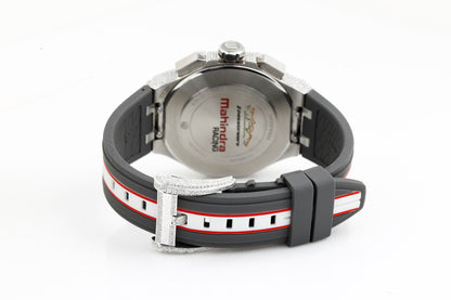 Luxury Watch in Real VVS Moissanite White Diamonds Rubber Belt Iced Out