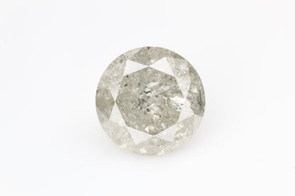 5 Carat Salt and Pepper Diamond Round Brilliant Cut Natural Loose Diamond
