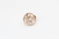 0.98 Carat Fancy Peach Orange Round Shape Brilliant Cut Natural Loose Diamond