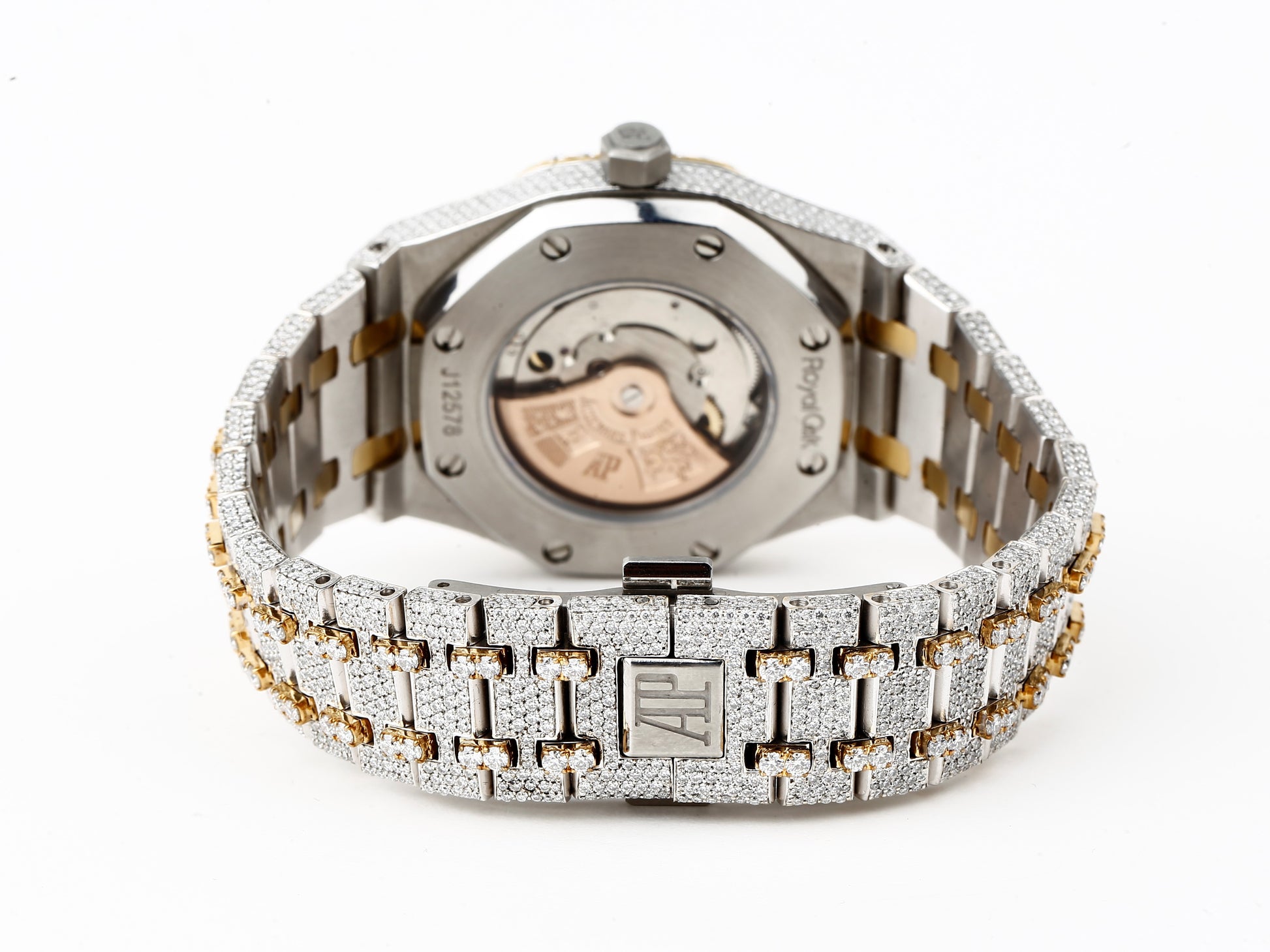 Luxury Watch in Real VVS Moissanite Diamond Watch, Handmade Stainless Steel Watch For Men/Women, Hip Hop Watch, Bust Down Watch Gift for Him