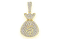 MONEY BAG PENDANT 14K