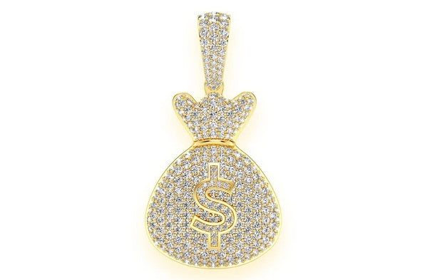 MONEY BAG PENDANT 14K
