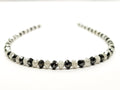 15 Carat Natural Round Polished White and Black Color Loose Diamond Beads 16" Inch