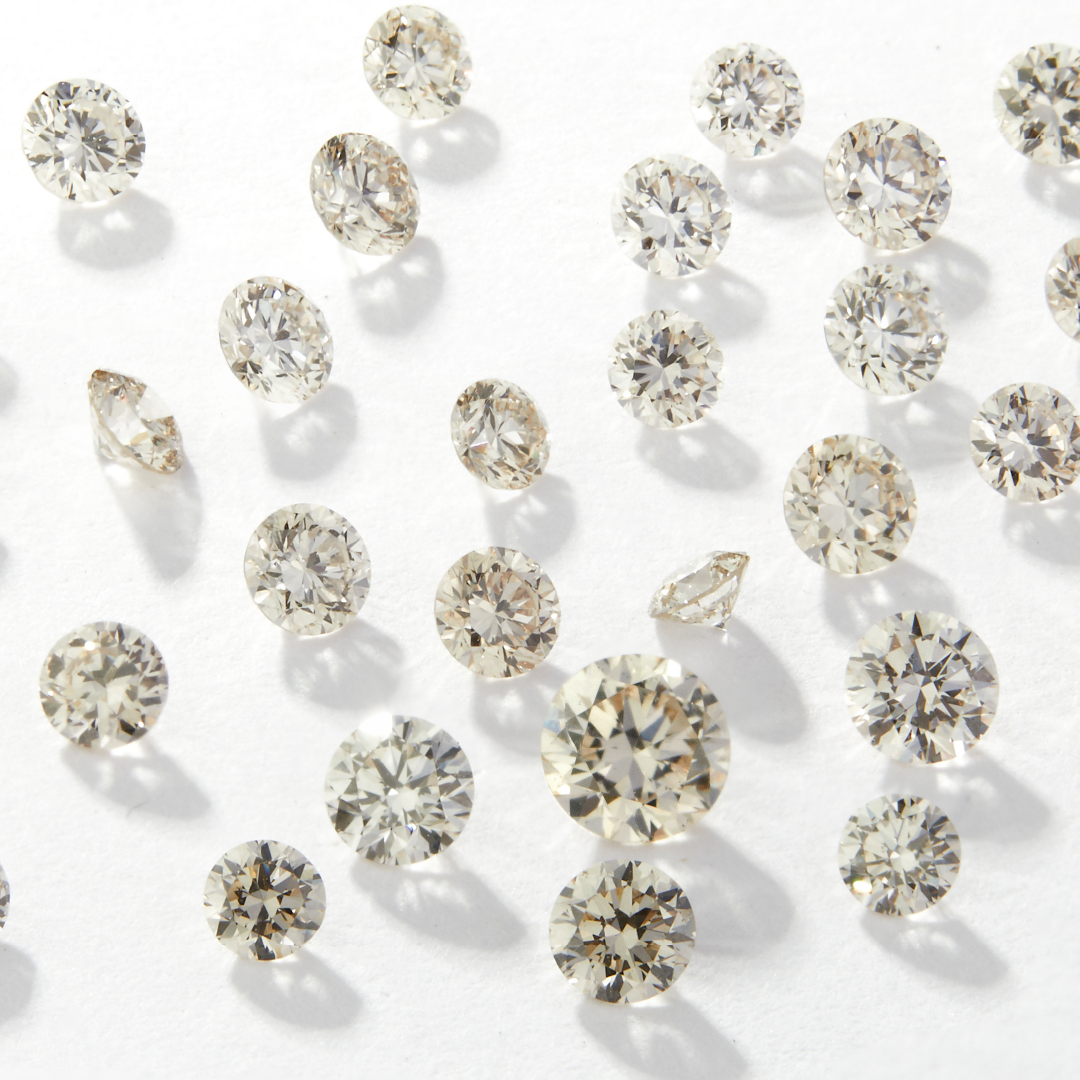 Round Shape Calibrated ''IJKL'' Color Natural Diamond (0.90 - 1.10 mm)  Shree Diamond Mfg