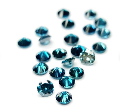1.05 carat, Fancy Blue Diamond, Round Shape