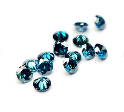1.05 carat, Fancy Blue Diamond, Round Shape