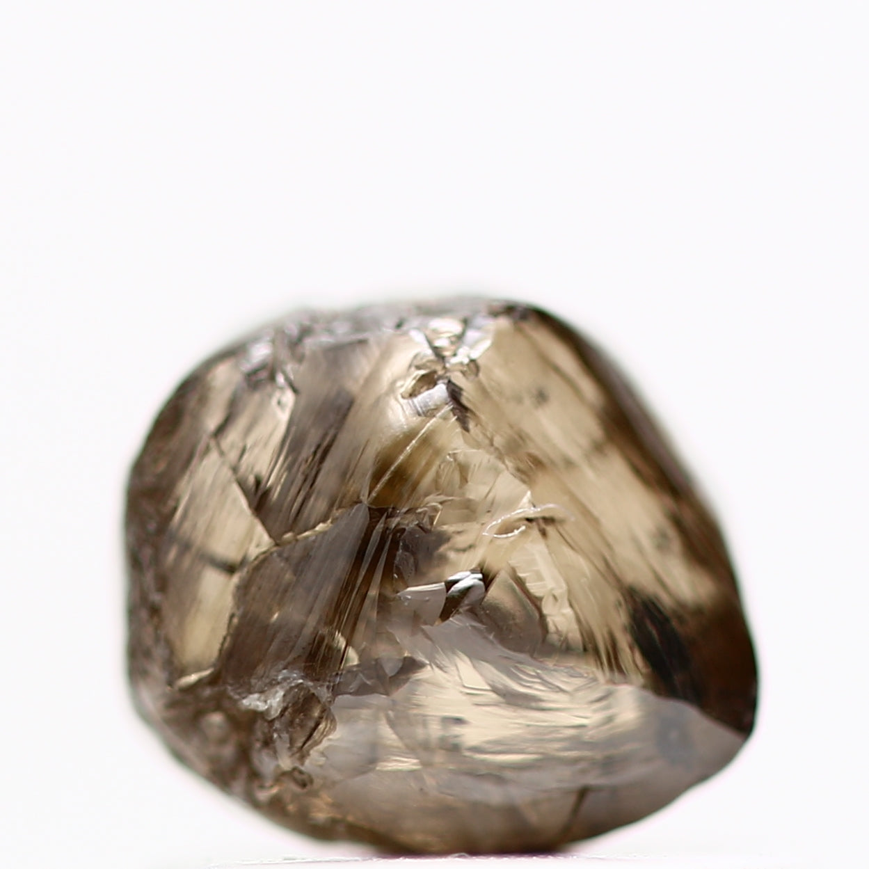 Natural Rough Uncut Diamond Fancy Deep Brown 0.80 Carat Raw Diamond for Engagement Ring SDM816