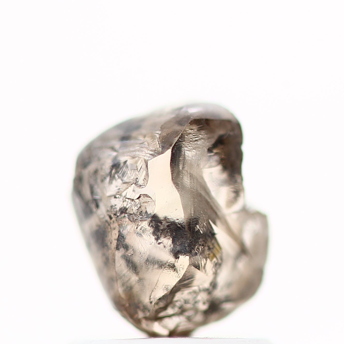 Natural Rough Uncut Fancy Brown Loose Diamond 1.18 Carat Design Engagement Ring