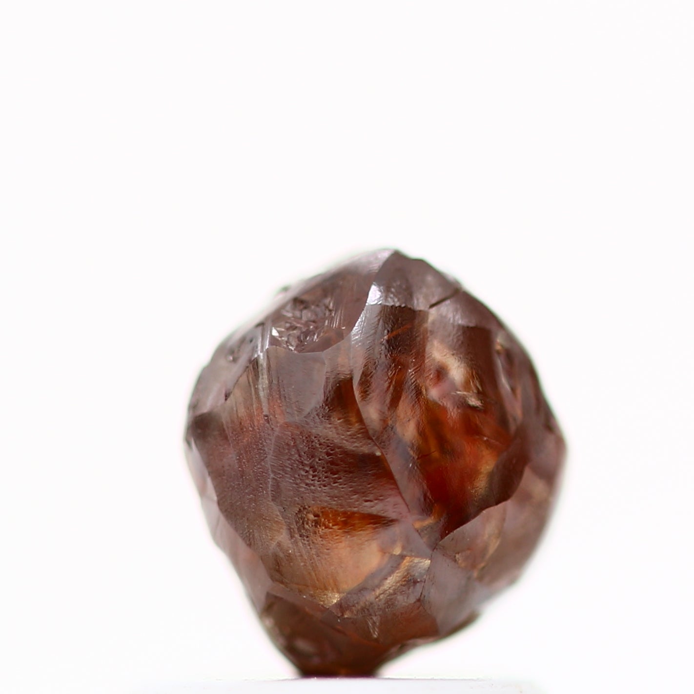 Natural Rough Diamond Fancy Cognac Loose Diamond 1.17 Carat Raw Design Engagement Ring