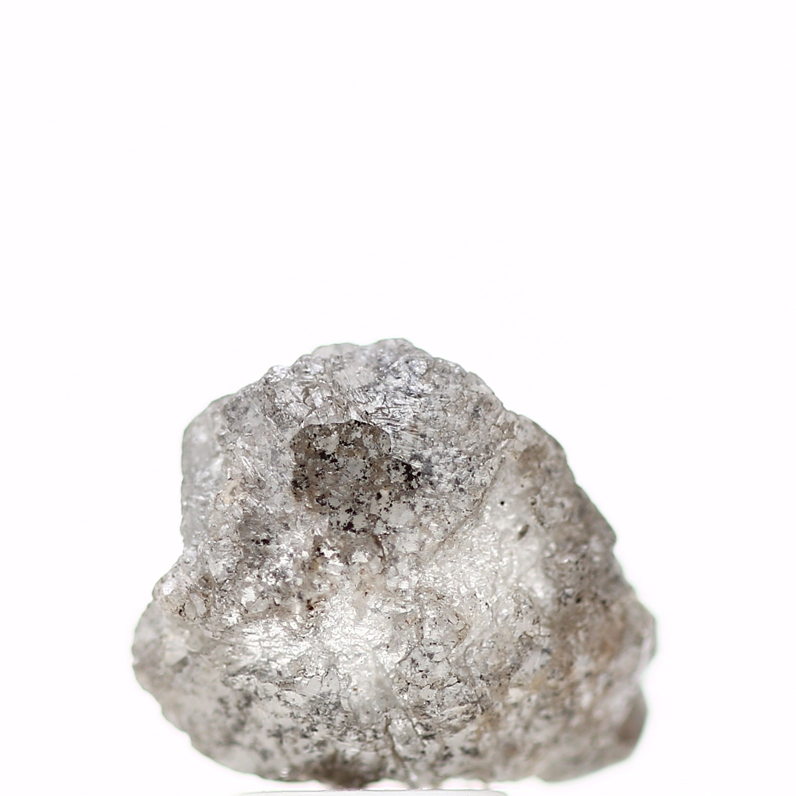 Rough Natural Uncut Diamond Fancy Gray Crystal 4.15 Carat Raw Diamond for Engagement Ring SDM10081