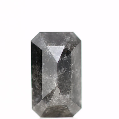 4.78 Carat Emerald Natural Black Salt and Pepper Diamond For Ring Design