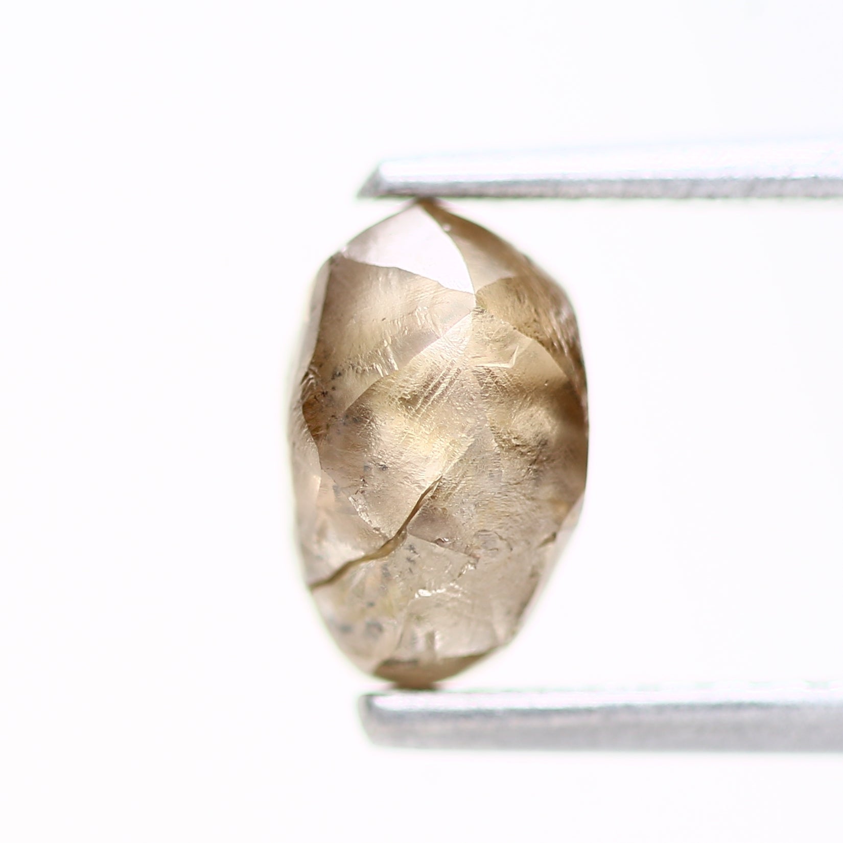 Rough Natural Uncut Diamond Fancy Brown Champagne 1.19 Carat Raw Diamond for Engagement Ring SDM805