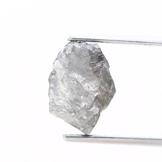 Rough Natural Uncut Diamond Fancy Gray 3.50 Carat Raw Diamond for Engagement Ring SDM10079