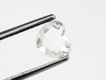 0.53 Carat White Heart Rose Cut Natural Diamond VVS Clarity E/F Color For Engagement Ring
