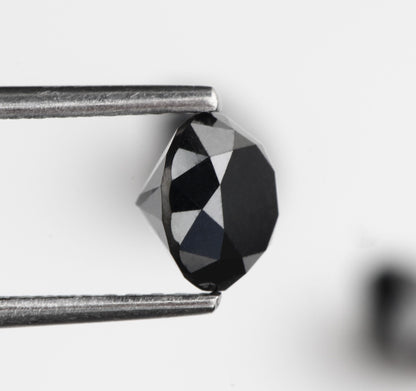 0.25 ct Fancy Black Round Cut Loose Diamond