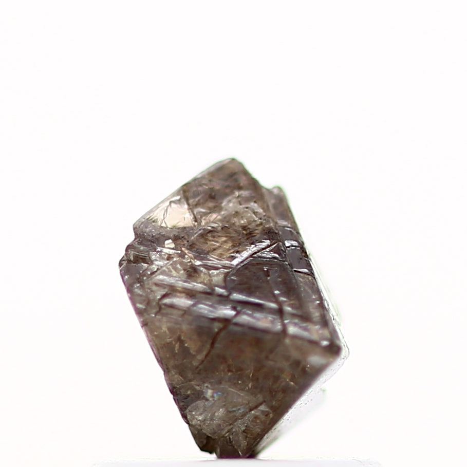 Natural Rough Octahedron Crystal Raw Fancy Brown Uncut Diamond 0.94 Carat Design Rough Diamond Engagement Ring