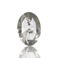 1.14 Ct. Oval Rose Cut Salt and Pepper Fancy Gray Icy Color Natural Diamond 6.7 mm