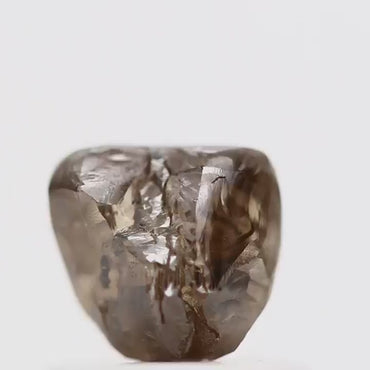 Natural Rough Raw Fancy Brown Diamond 0.73 Carat Design Raw Diamond Engagement Ring