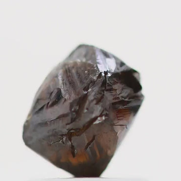 Natural Rough Octahedron Raw Fancy Brown Uncut Diamond 1.30 Carat Design Rough Diamond Engagement Ring