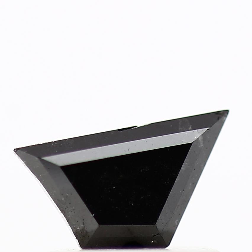 0.52 ct Natural Black Trapozoid Loose Diamond for Jewelry