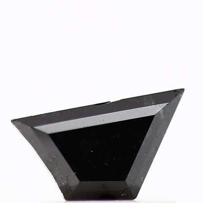 0.52 ct Natural Black Trapozoid Loose Diamond for Jewelry