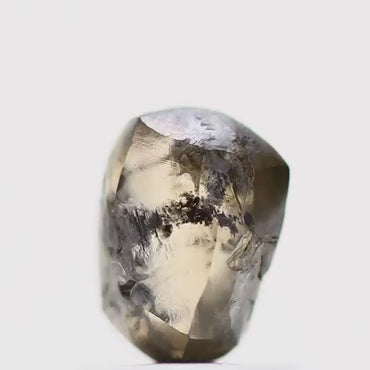 Natural Rough Crystal Raw Fancy Brown Loose Diamond 1.23 Carat Design Engagement Ring