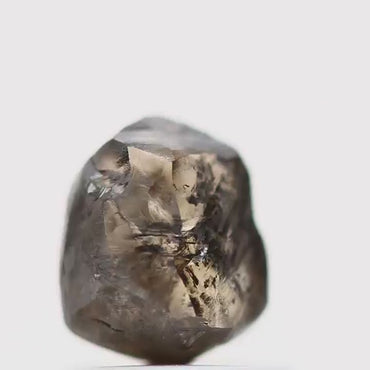 Natural Rough Diamond Fancy Cognac Brown Loose Diamond 1.41 Carat Design Engagement Ring